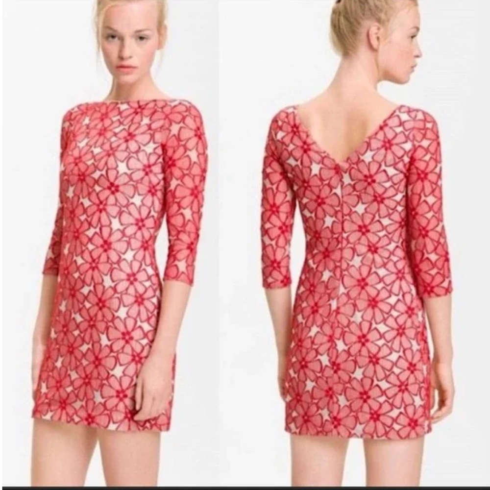 DVF Sarita Tulle Lace Dress